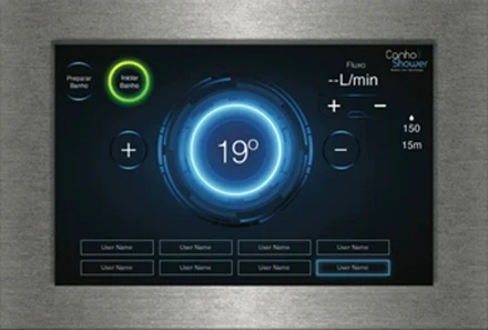 Canho Shower smart mixer digital control panel