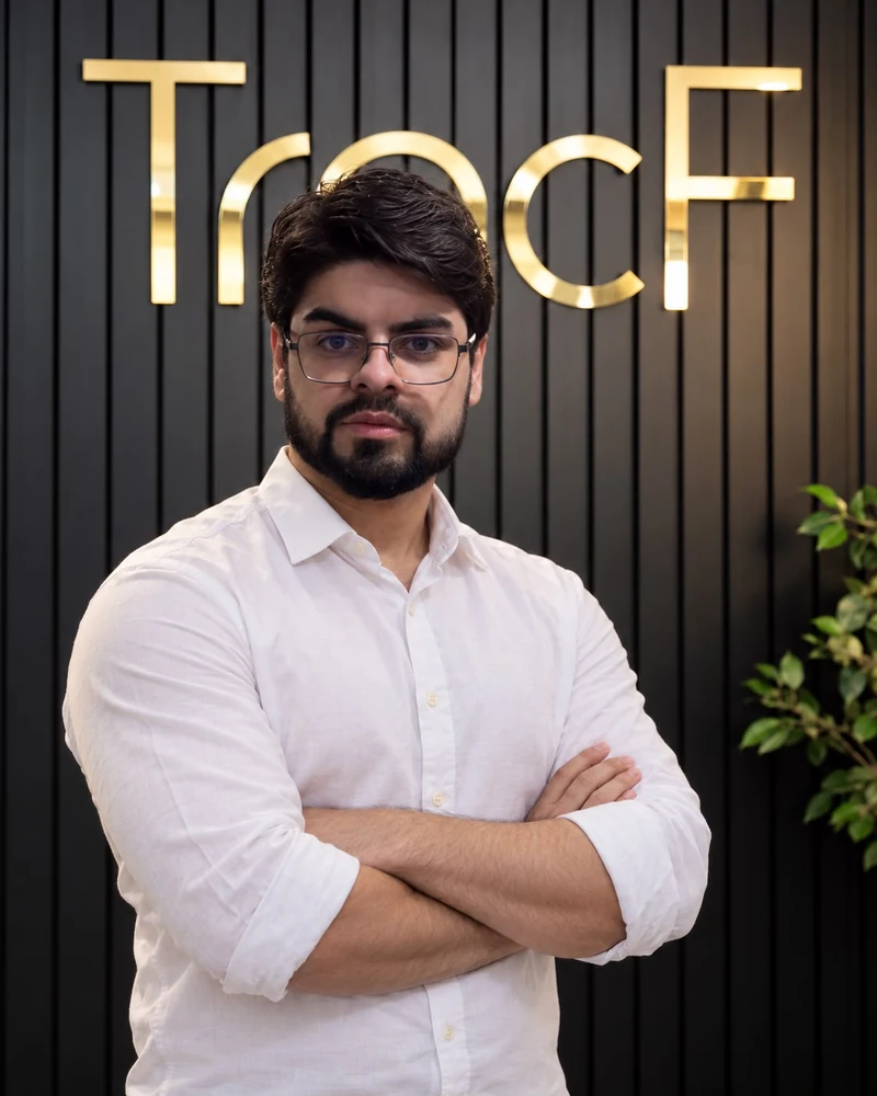 Matheus, integrante da equipe TracFtech